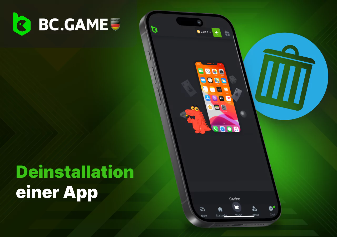 Deinstallation einer mobilen Anwendung von Ihrem Smartphone
